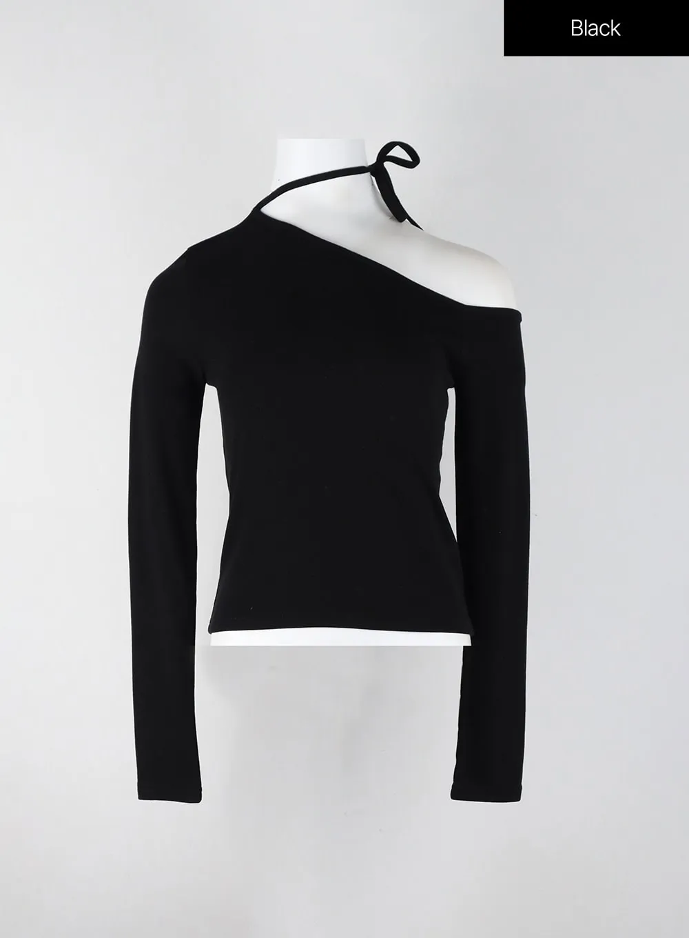 V-Neck Long Sleeve Crop Top IJ403