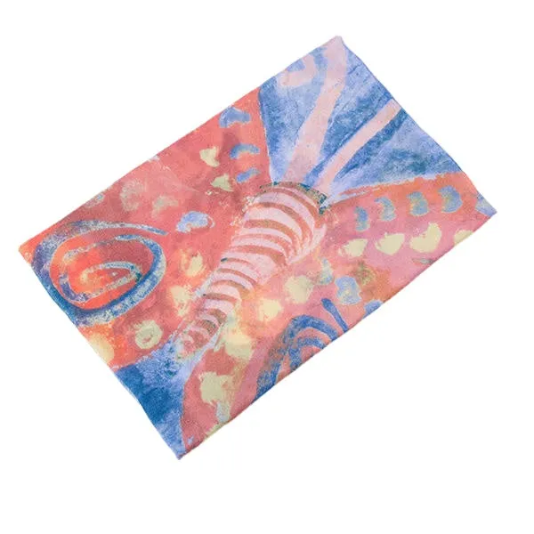 Women Colorful Butterfly Summer Scarf Fashion Printing Cotton Causal Outdoor Beach Shawl