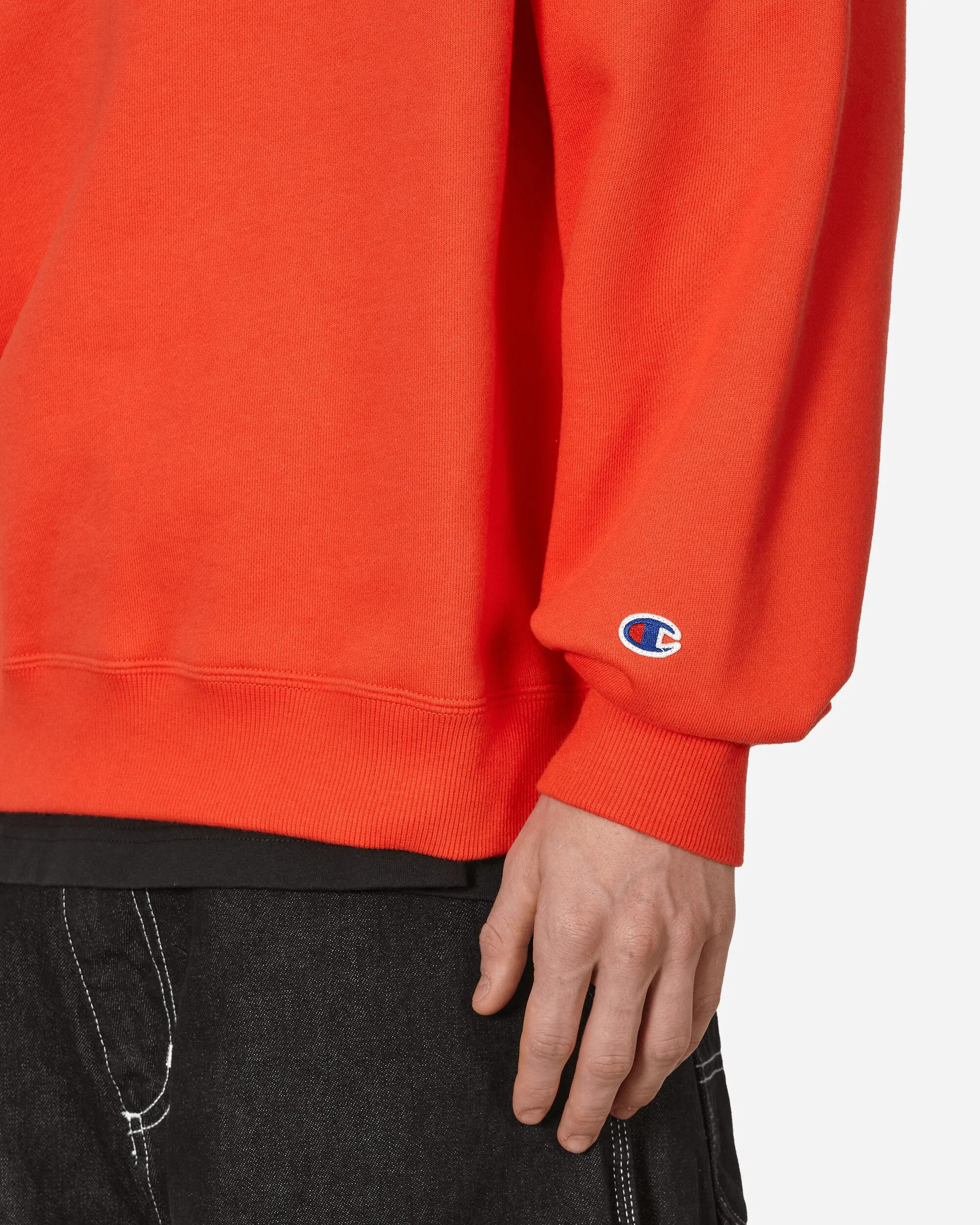 WTAPS Academy Crewneck Sweatshirt Orange