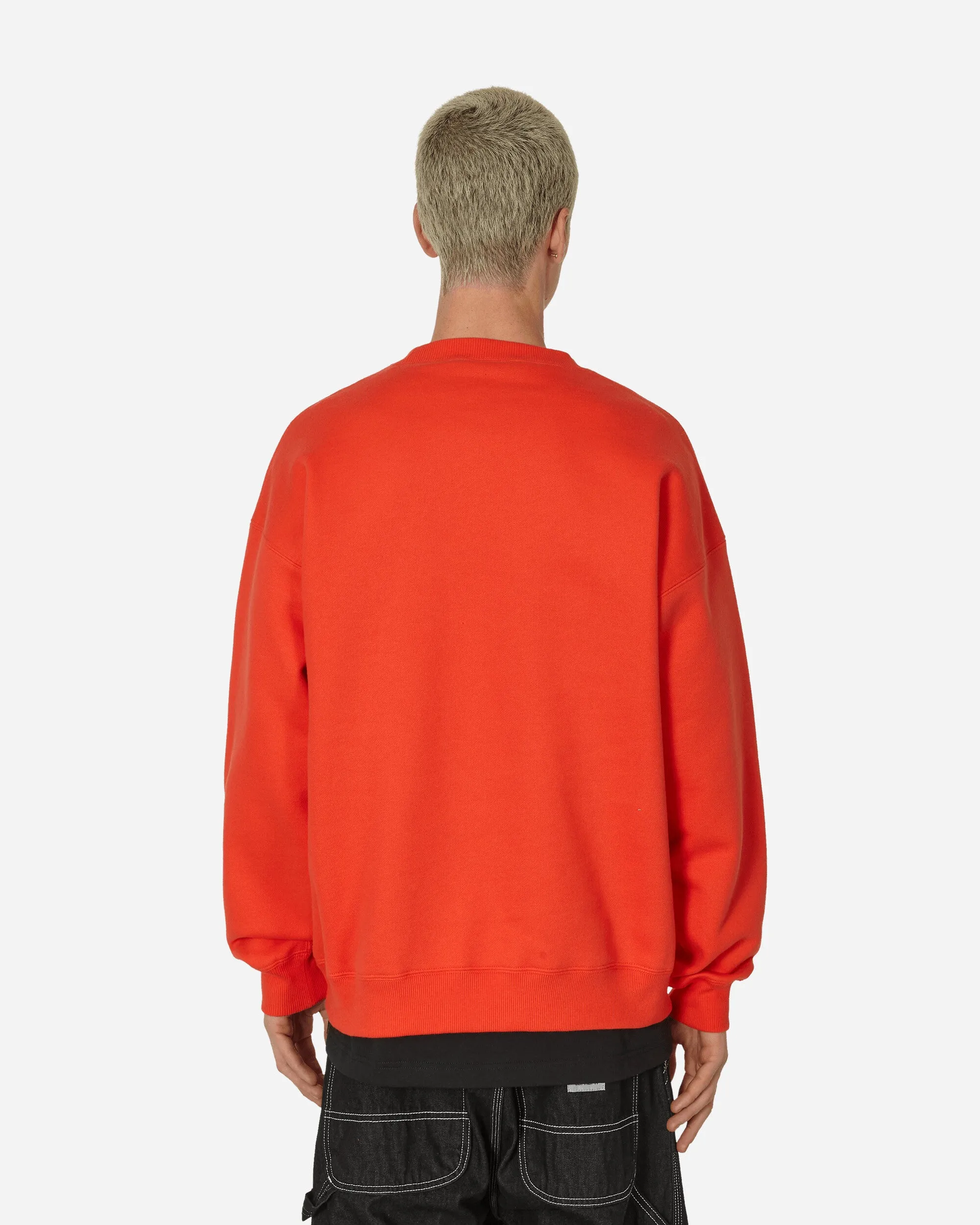 WTAPS Academy Crewneck Sweatshirt Orange