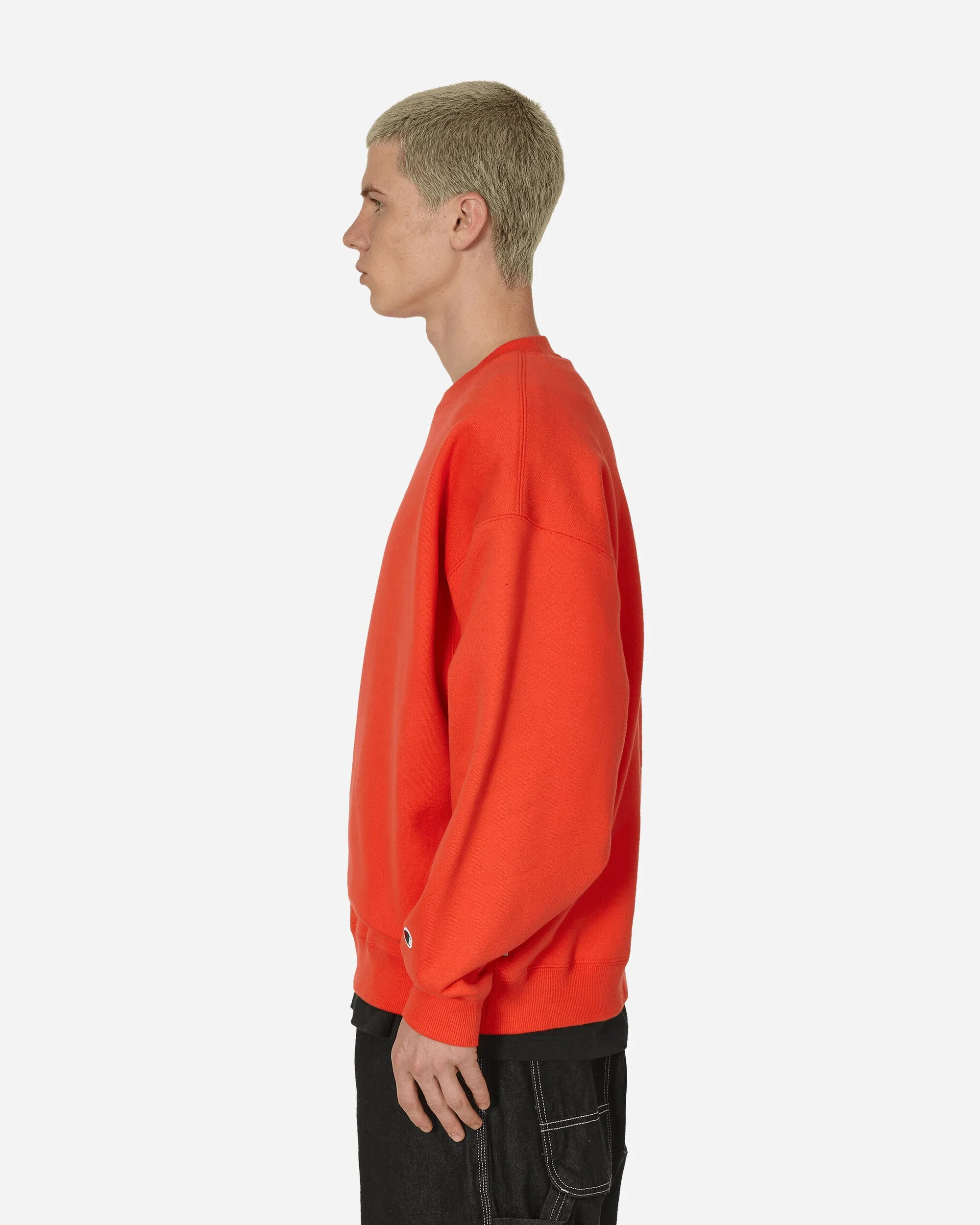 WTAPS Academy Crewneck Sweatshirt Orange